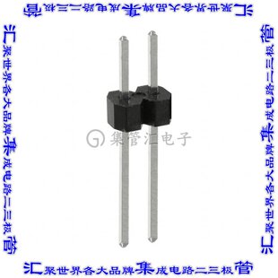 PEC02SAEN 2.54mm公形插针通孔直针锡 针座连接器2POS分离式