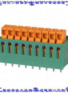 1706248 线对板连接器9POS接线端子3.81mm通孔水平带板