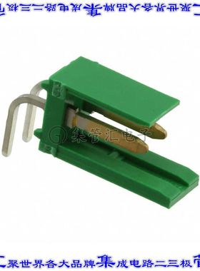 280615-2 针座连接器2POS接头3.96mm公形插针通孔直角镀金