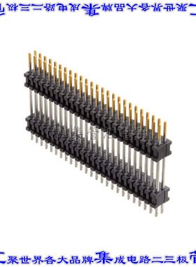 FW-25-04-F-D-446-150 连接器50POS针座间隔柱2排1.27mm通孔镀金