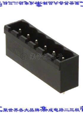 395211006 0395211006端子块连接器6POS接头公引脚带罩5mm黑色垂