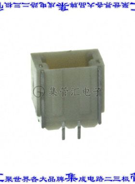 1734709-2 针座连接器2POS接头1mm公形插针表贴SMD锡