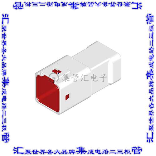 CPB206PDR00 矩形连接器外壳6POS插头2排2mm公形引脚天然色自由悬