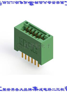 345-012-520-201 卡边缘连接器12POS母头2排2.54mm绿色镀金