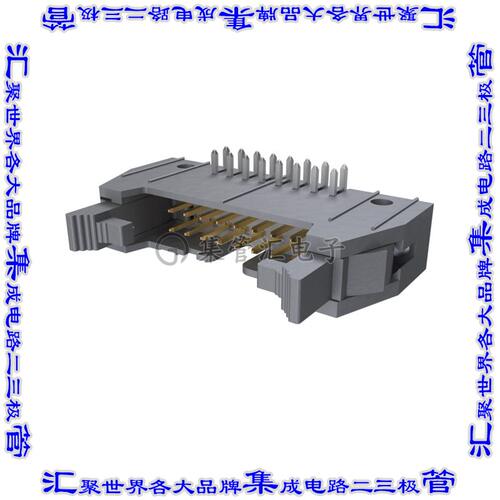 71922-216LF 针座连接器16POS接头2排2.54mm公形插针通孔直角镀金