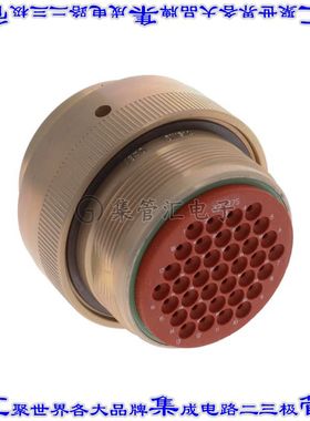 8N1514-32-37S 圆形连接器37POS插头外壳用于母插口黑色自由悬挂