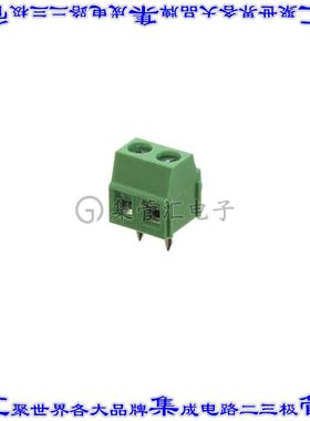 EBWA-02-B 线对板连接器2POS接线端子3.81mm通孔水平带板