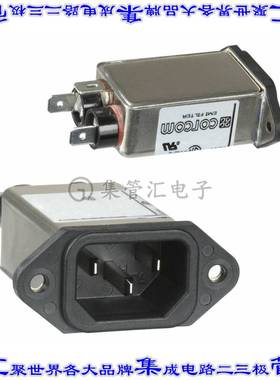 6609017-1 电源接入连接器3POS插座公型片状插脚IEC320-C14面板安