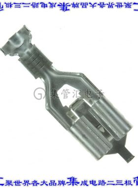 63097-1 快速连接器端子母头6.35mm压接14-18AWG