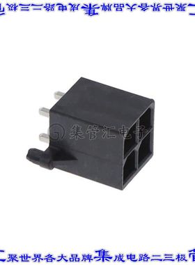 CP6004P1V00-NH 针座连接器4POS接头2排5.7mm公形插针通孔直针锡