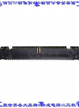 1-5102154-1 针座连接器60POS接头2排2.54mm公形插针通孔直针镀金