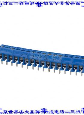 OSTTE160161 线对板连接器16POS接线端子3.5mm通孔水平带板