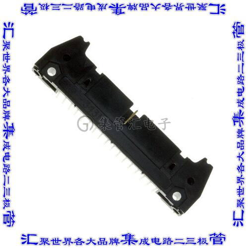 D3431-5002-AR 针座连接器34POS接头2排2.54mm公形插针通孔直角镀