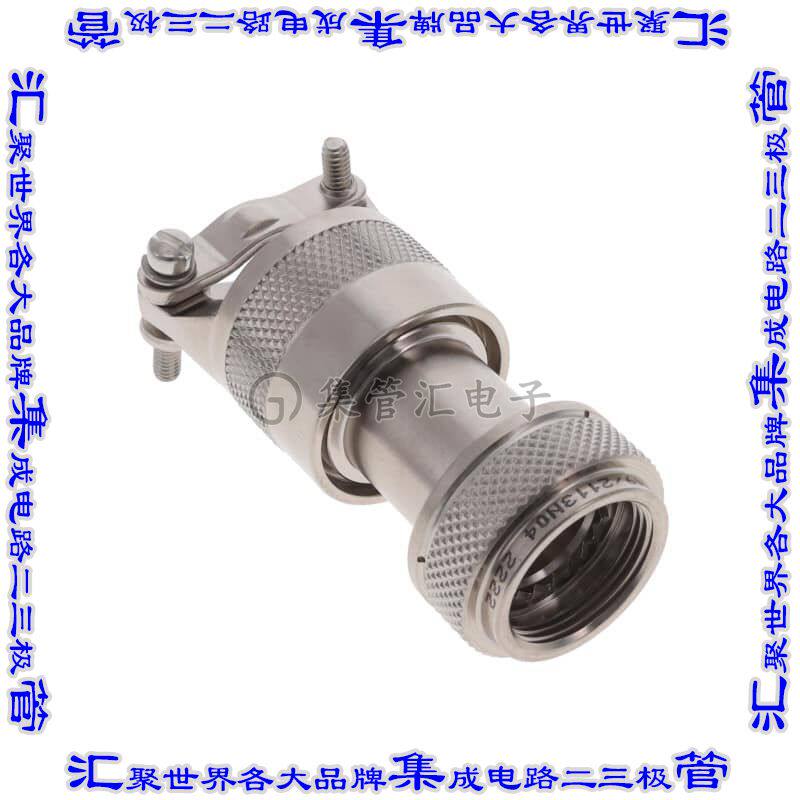 A850492113N04 接插件连接器CONN BACKSH W/CLMP SZ13 C SIL