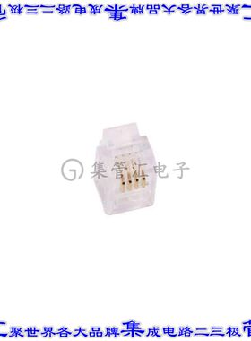 MHRJ224P4CR 接插件连接器4P4C UNSHLD PLG RND CBL 1=10PCS