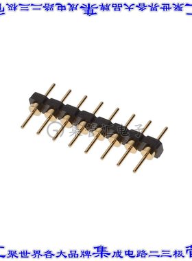 364-10-108-00-580000 针座连接器8POS接头2.54mm公形插针通孔直