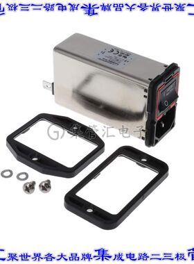 FN9280EB-10-06 电源接入连接器3POS插座公插片模块IEC320-C14面
