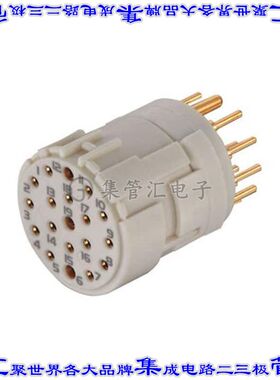 9151192703 09151192703圆形连接器19POS插件母插口焊接镀金