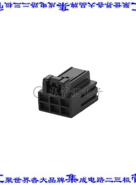 1-2366515-6 矩形连接器外壳6POS插座2排母形插口黑色自由悬挂