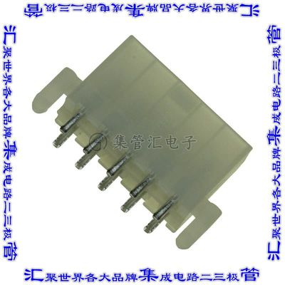 1-1586039-0 针座连接器10POS接头2排4.2mm公形插针通孔直针锡