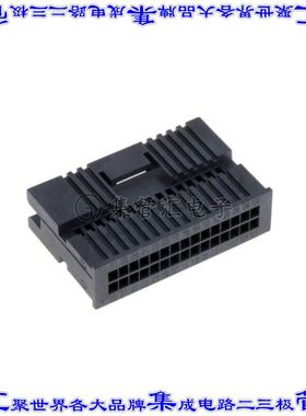 TSDF-15-D-S-L 矩形连接器外壳30POS 2排1.27mm公形引脚黑色自由