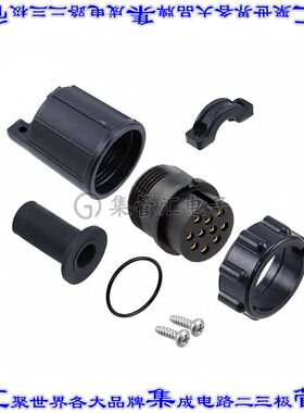 13382-10SG-331 圆形连接器10POS插头母插口焊杯镀金自由悬挂