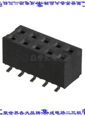 791098604 0791098604针座连接器10POS插座2排2mm母形插口表贴SMD