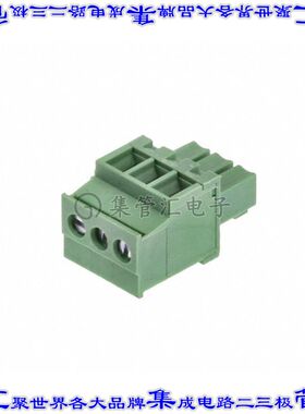 395037003 0395037003端子块连接器3POS插头母插口3.5mm绿色自由