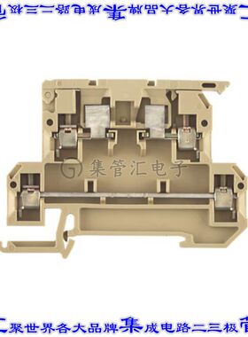 9503310000 端子块连接器4POS断连馈通式2排8.0mm米色12-22AWG