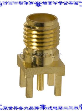 132134 同轴连接器SMA插孔母形插口焊接50欧姆通孔