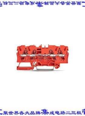2004-1402 端子块连接器4POS馈通式6.2mm橙色10-20AWG