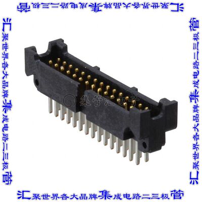 45230-600230 针座连接器30POS接头2排1.27mm公形插针通孔直针镀
