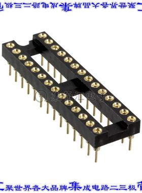 SA283040 连接器IC插座DIP 7.62mm插口28(2 x 14)位置镀金通孔