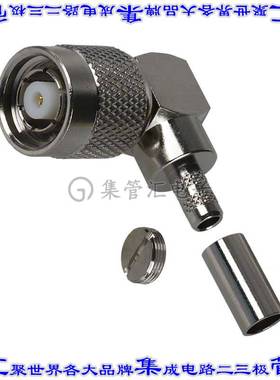 122430 同轴连接器TNC插头公引脚焊接50欧姆自由悬挂直角