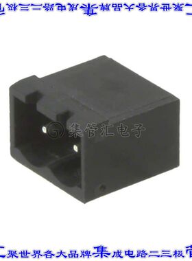 395321002 0395321002端子块连接器2POS接头公引脚带罩5.08mm黑色