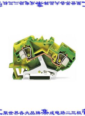 784-607 端子块连接器2POS接地地面10.0mm绿色黄色8-24AWG