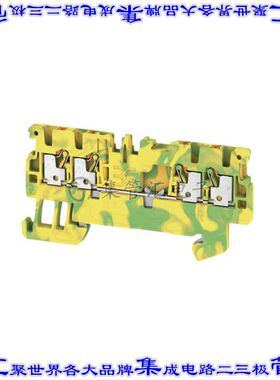 1552660000 端子块连接器4POS接地地面3.5mm绿色黄色14-26AWG
