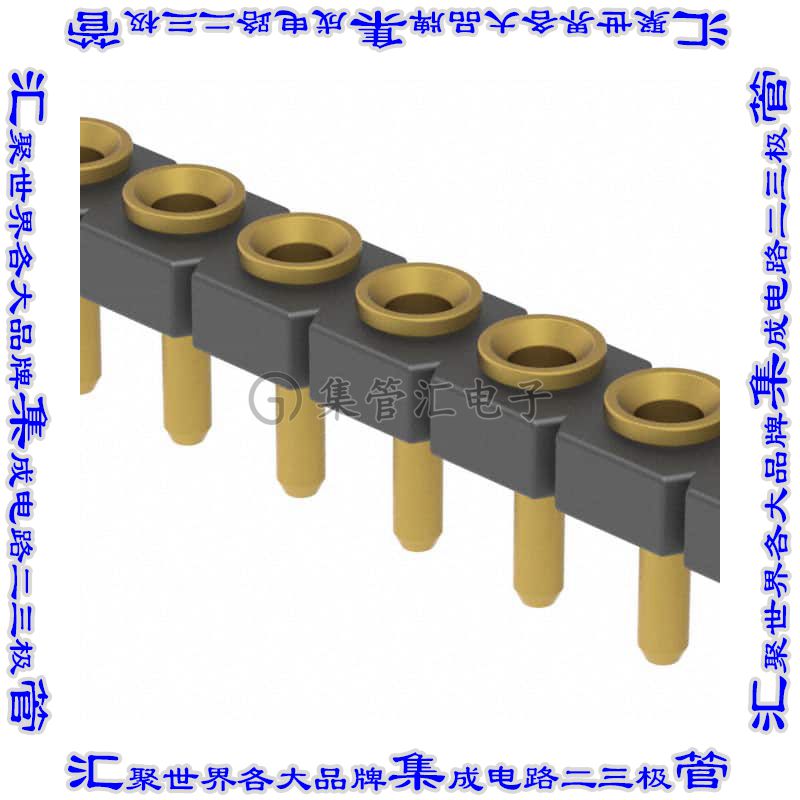 SL-118-G-19 针座连接器18POS插座2.54mm母形插口通孔直针镀金