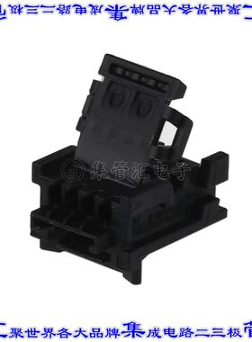347910140 0347910140矩形连接器外壳4POS插座2mm母形插口黑色自
