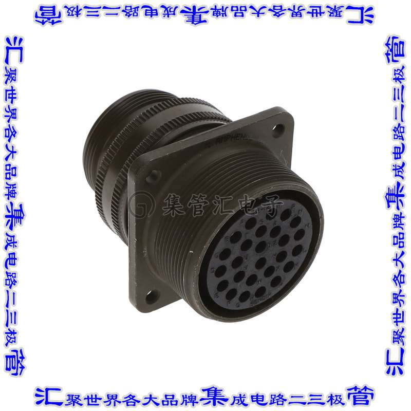 MS3100A28-12S 圆形连接器26POS插座母插口焊杯银面板安装