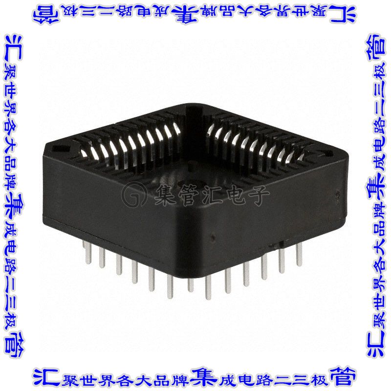 A-CCS 044-Z-T 连接器IC插座PLCC插口44(4 x 11)位置锡通孔