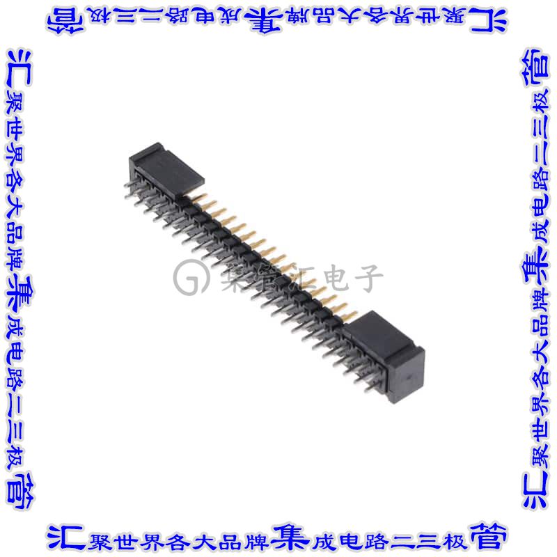 TMMH-125-01-S-D-ES 针座连接器50POS可切割2排2mm公形插针通孔直