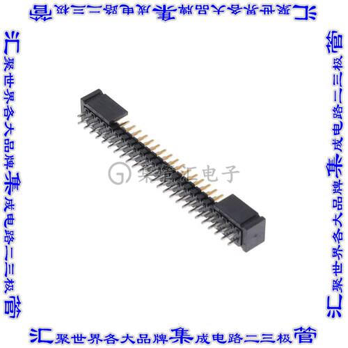 TMMH-125-01-S-D-ES 针座连接器50POS可切割2排2mm公形插针通孔直