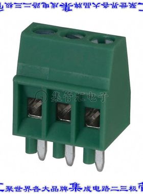 1725669 线对板连接器3POS接线端子2.54mm通孔水平带板