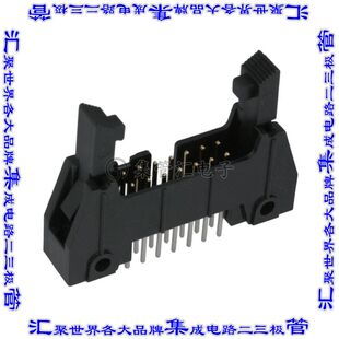 N3314 针座连接器14POS接头2排2.54mm公形插针通孔直针镀 6302RB