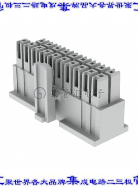 IPD1-10-D-P 矩形连接器外壳20POS插座2排2.54mm母形插口白色自由