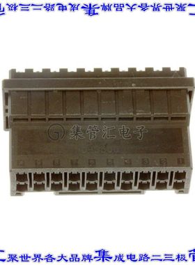 3-917242-8 矩形连接器外壳20POS插头2排5.08mm公形引脚黑色自由