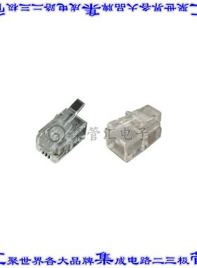 MHRJ224P4CF 接插件连接器4P4C UNSHLD PLG FLAT CBL 1=10PCS