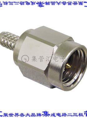 CONSMA007 同轴连接器SMA插头公引脚焊接50欧姆自由悬挂