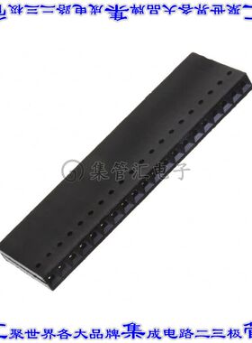 3-87499-8 矩形连接器外壳20POS插座2.54mm黑色自由悬挂